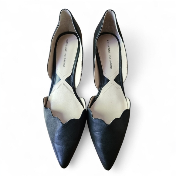 Adrienne Vitadini Black Kitten Heels 8 - Picture 2 of 5